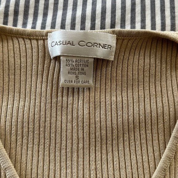 Button down short sleeve knit top - Picture 2 of 2